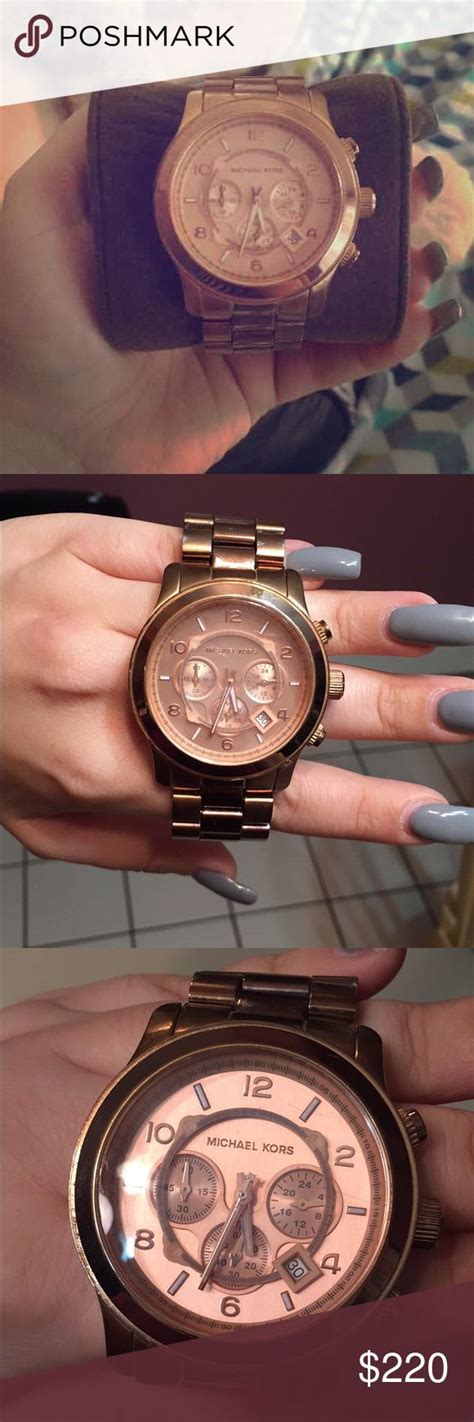 michael kors big face boyfriend watch